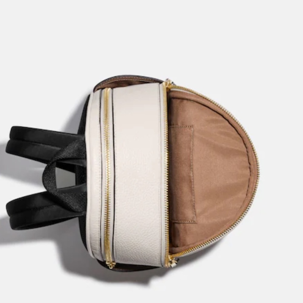 COACH Mini Court Backpack With Dancing Kitten COLOR:
Gold/Chalk Multi - Picture 4 of 6